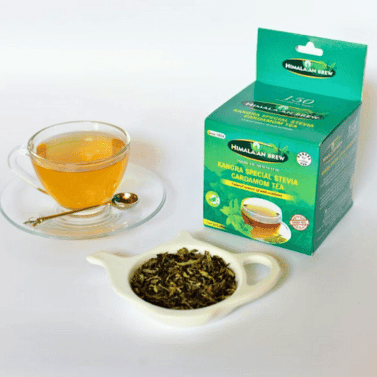 Stevia Cardamom Green Tea – Naturally Sweet, Aromatic & Healthy Brew