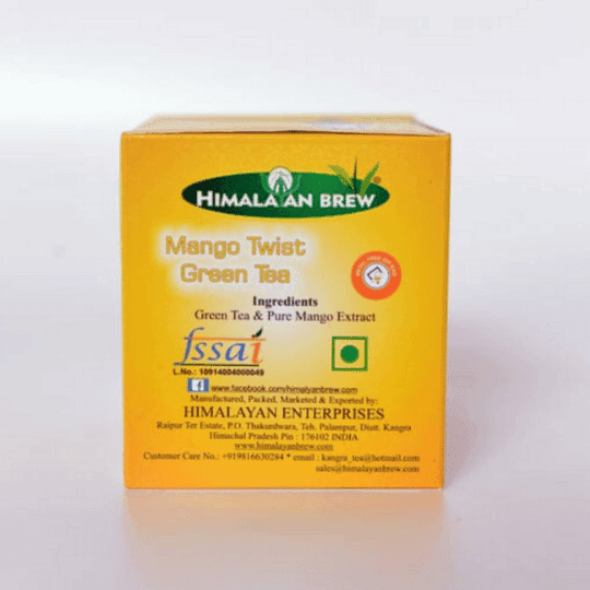Mango Twist Green Tea – Fruity Wellness Blend for Refreshing Detox