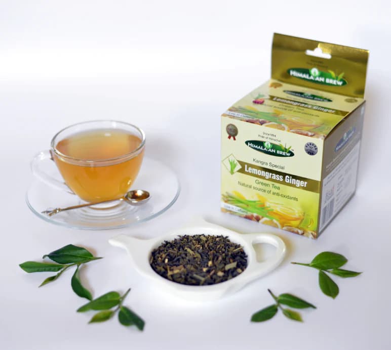 Lemongrass Ginger Green Tea – Immunity & Digestion Boosting Herbal Blend