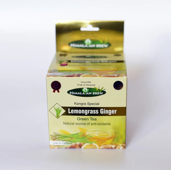 Lemongrass Ginger Green Tea – Immunity & Digestion Boosting Herbal Blend