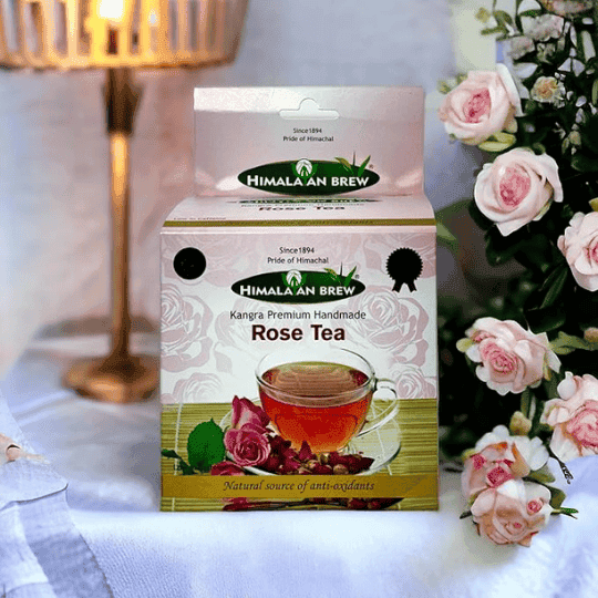 Handmade Rose Black Tea – Fragrant, Full-Bodied Brew for Relaxation & Wellness