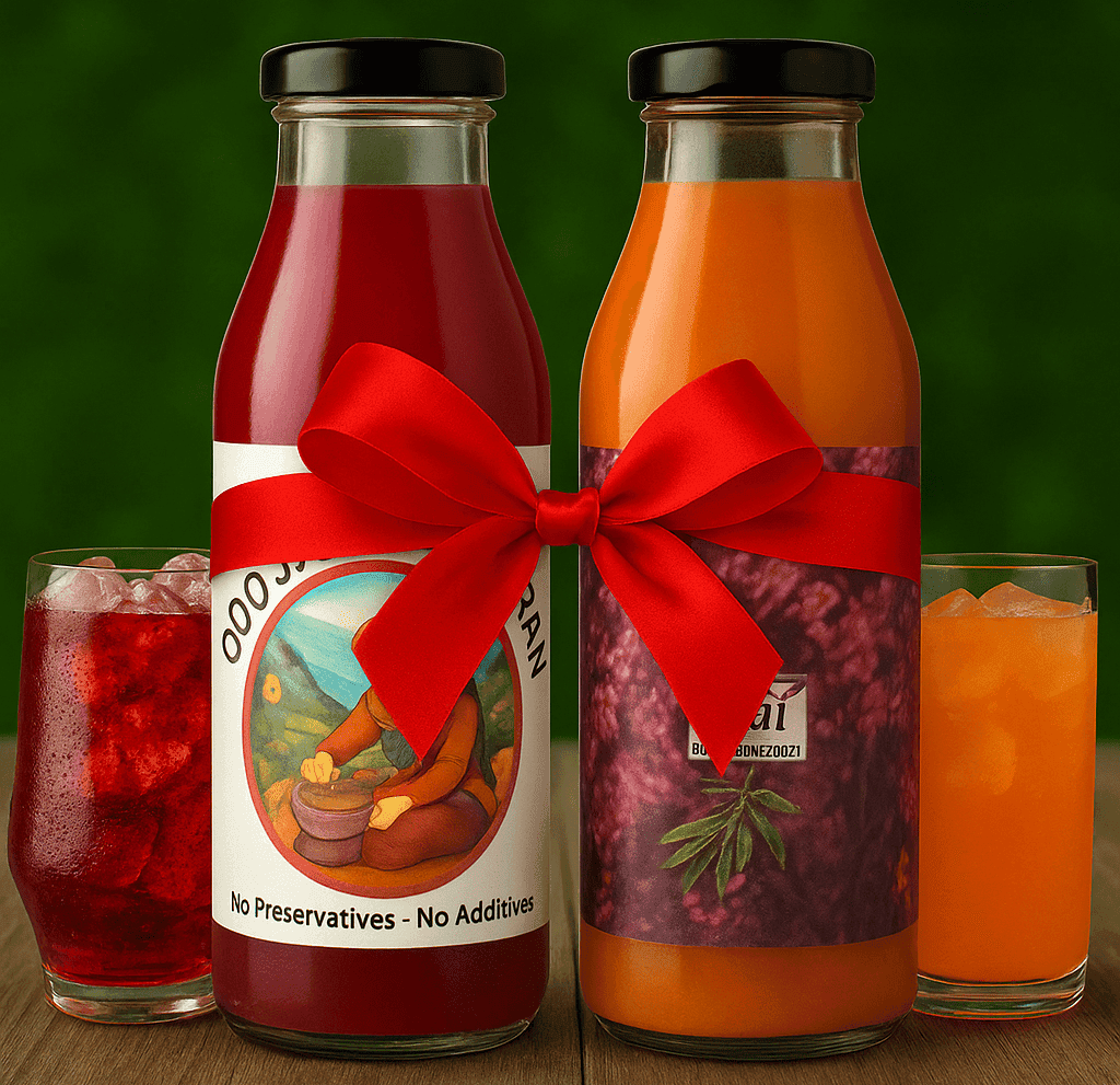 Himalayan Special Juices Combo- Seabuckthorn Juice + Buransh Juice 200m each-Apneehatti