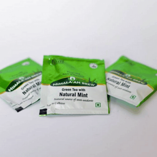 Mint Green Tea – Refreshing Herbal Blend with Antioxidants, Caffeine-Free, 100g for Stress Relief & Digestion