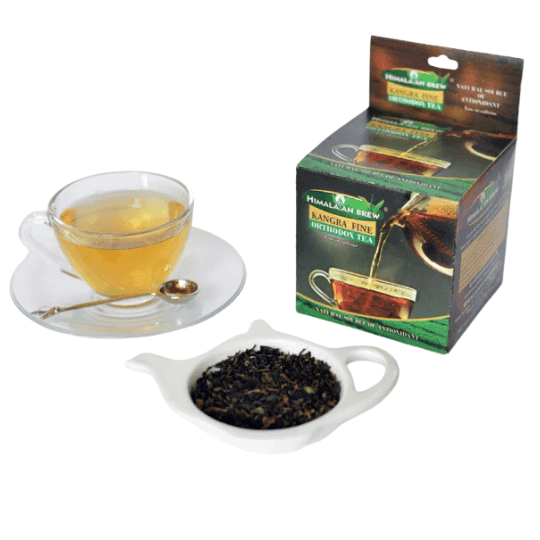 Kangra Fine Orthodox Black Tea – Premium Whole Leaf Tea from Himachal | Rich Aroma & Bold Taste | 100g