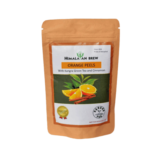 Orange Peel Green Tea – Citrus Zest Infused Detox Tea | Rich in Vitamin C & Antioxidants | 100g
