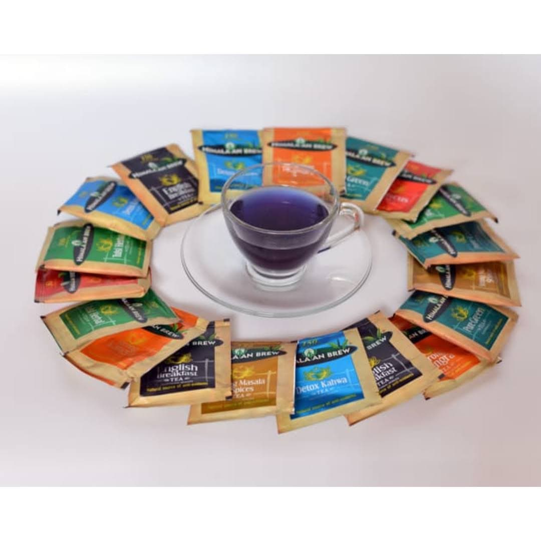 Kangra Green Chai Assortment – 19 Flavors Gift Box | GI Certified | 38 Sachets
