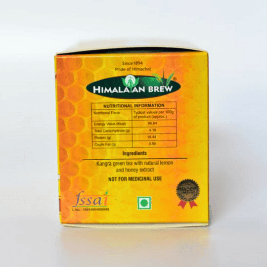 Lemon Honey Green Tea – Detox & Immunity Boosting Blend | Refreshing Wellness Drink | 25 Tea Sachets Per Box