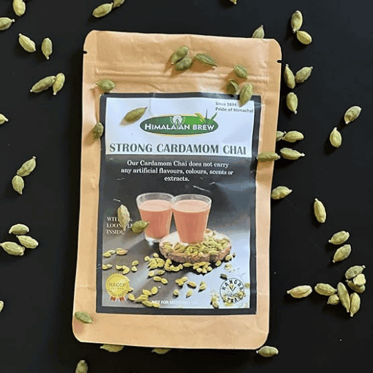 Cardamom Chai Black Tea – Authentic Indian Masala Chai | 100g Loose Leaf + CTC Blend