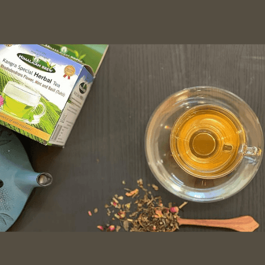  Herbal Tea With Rhododendrons Flowers Mint and Basil 150g