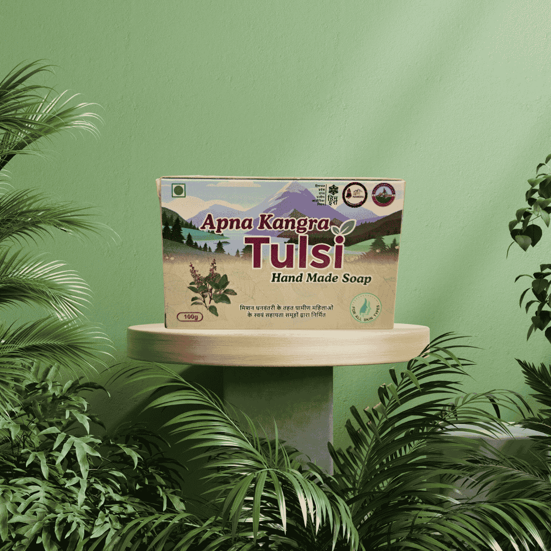 Tulsi Ark Handmade Tulsi Soap – Natural Refreshing & Nourishing Skincare-100gm