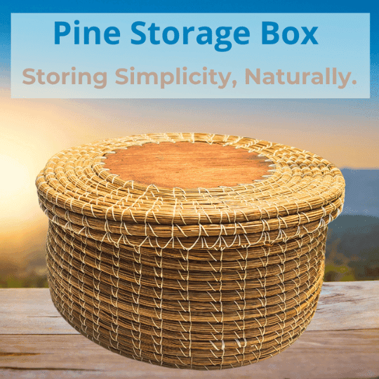 Handmade Pine Storage Box – Sustainable Craftsmanship for Elegant Organization