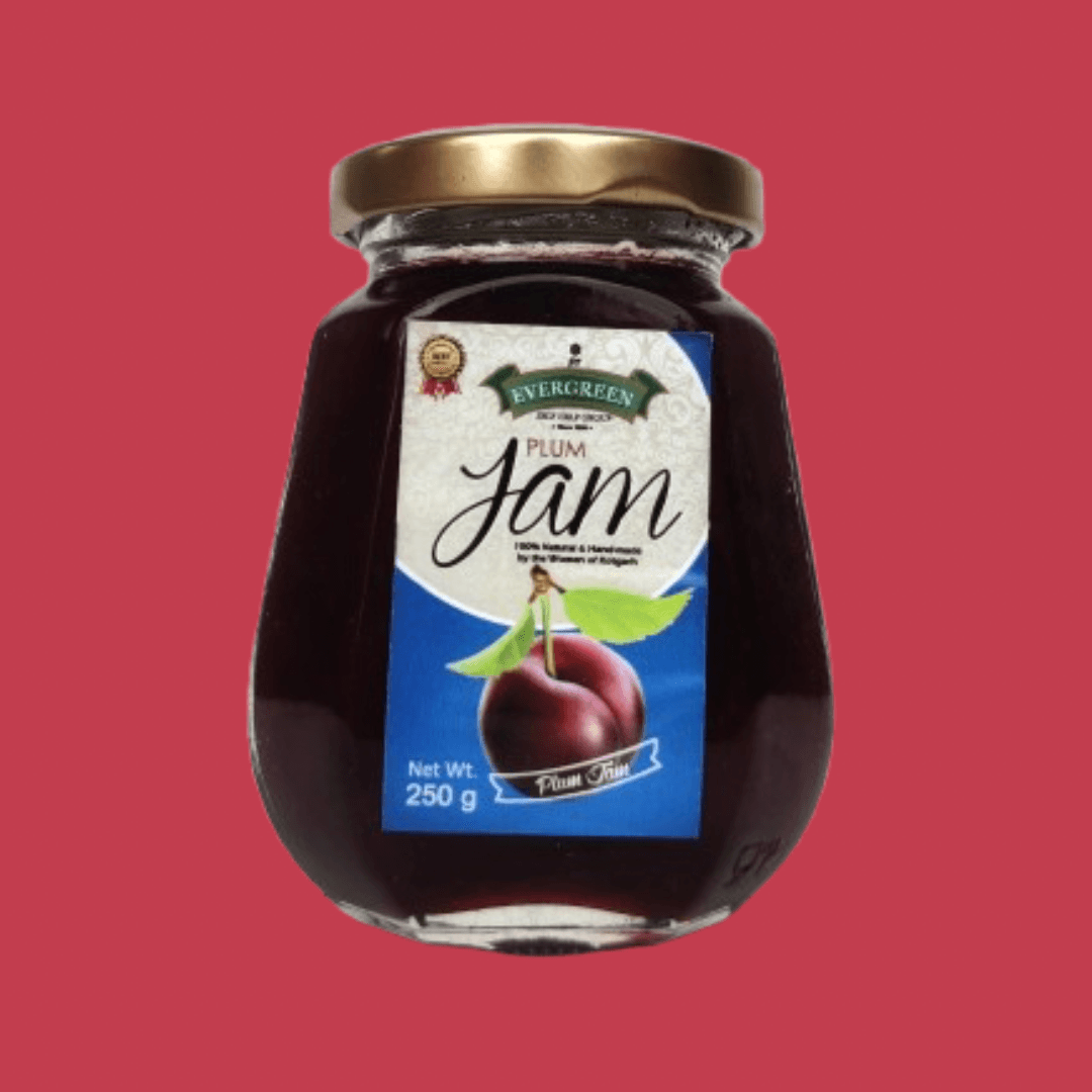Organic Handmade Plum Jam | Natural Sweet & Tangy Fruit Preserve 