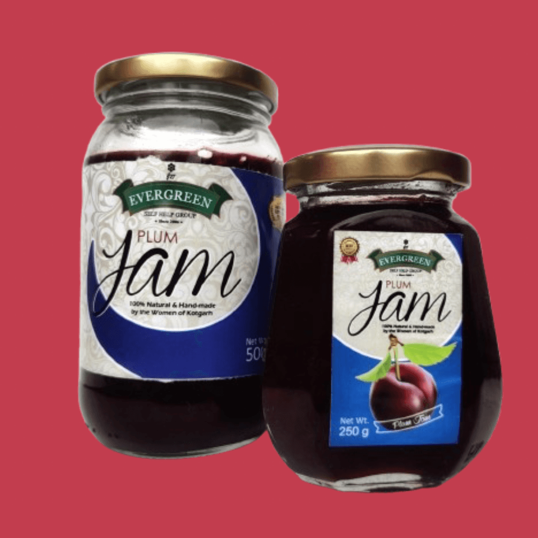 Organic Handmade Plum Jam | Natural Sweet & Tangy Fruit Preserve 