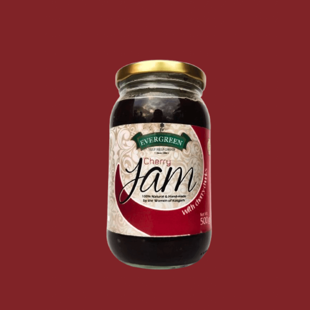 Organic Handmade Cherry Jam| Pure Himalayan Cherry Preserve