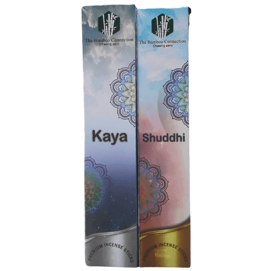 Kaya & Shuddhi Handmade Incense Combo | Rose & Chandan | Natural Aromatherapy Sticks