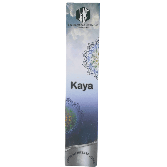 Kaya Bamboo Base Incense Sticks | Handmade Rose Scented 40g | Natural Aromatherapy
