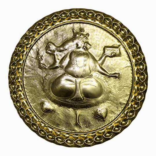 Chamba Thaal with Ganpati Ji Nine Avatars – Traditional Himachali Metal Handicraft
