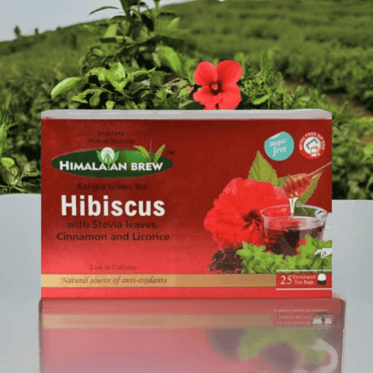 Hibiscus Green Tea – Refreshing, Antioxidant-Rich Herbal Blend for Vitality & Heart Health