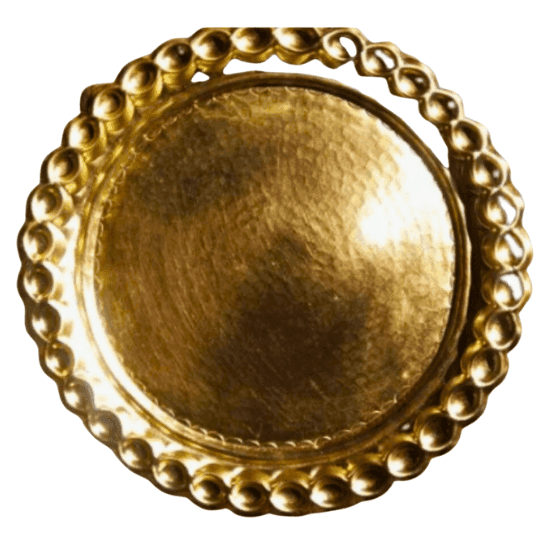 Chamba Thaal Serving Plate – Traditional Metal Handicraft Serving Tray